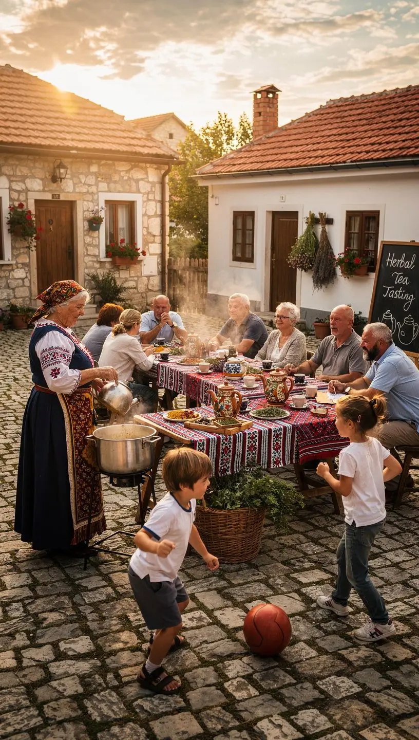 Žena koja priprema čaj od domaćih začina i biljaka